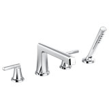 Levoir® Roman Tub Faucet with Handshower Less Handles