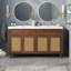 Meuble-lavabo avec lavabo, 2 tiroirs rabattables et 4 portes à fermeture en douceur-707078067