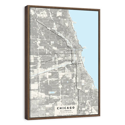 Carte de la ville de Chicago