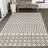 Latori Modern Geometric Moroccan Reversible Machine-Washable Navy/Cream Indoor/Outdoor Rug-1964985751