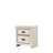 Beige Bedroom Nightstand With Two Drawers - Contemporary And Metal Pull Accents 2 In For Furniture Design Durability Storage Sophisticated Style-796409695