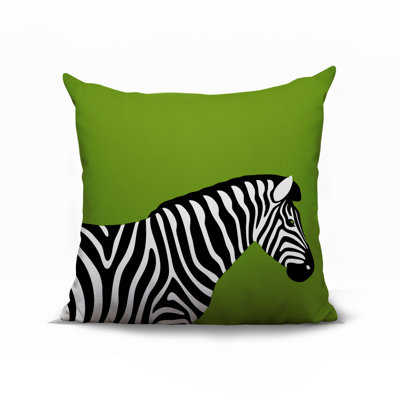 Hala Zebra Reversible Indoor/Outdoor Square Pillow