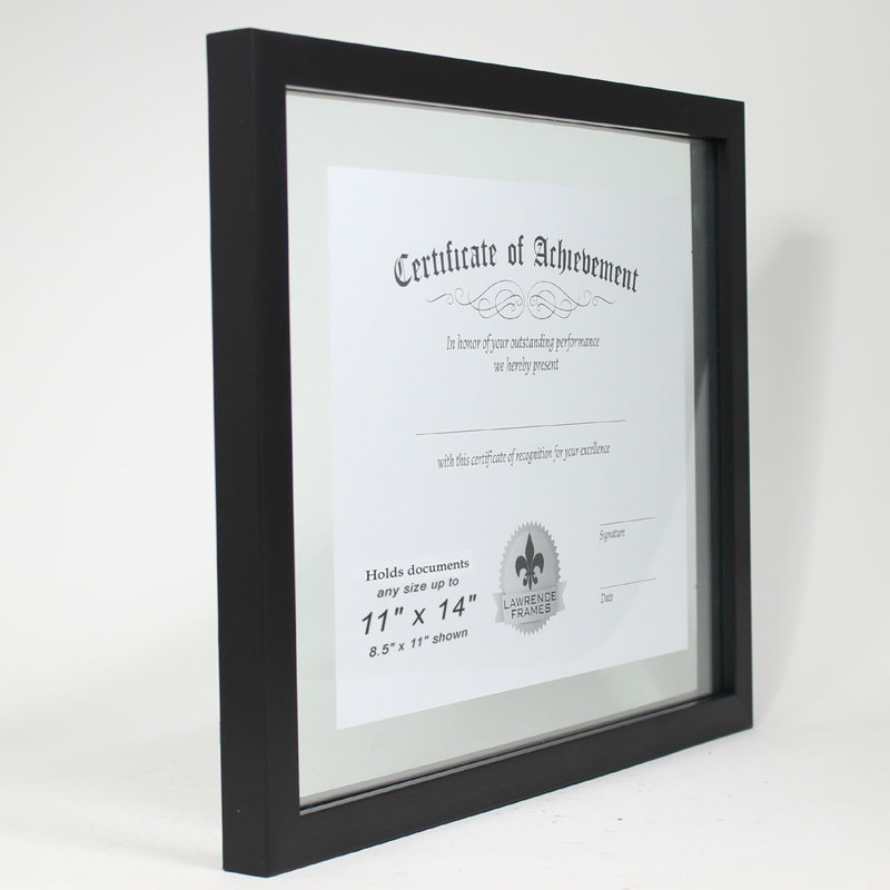 Cadre photo pour documents Bittner, Noir