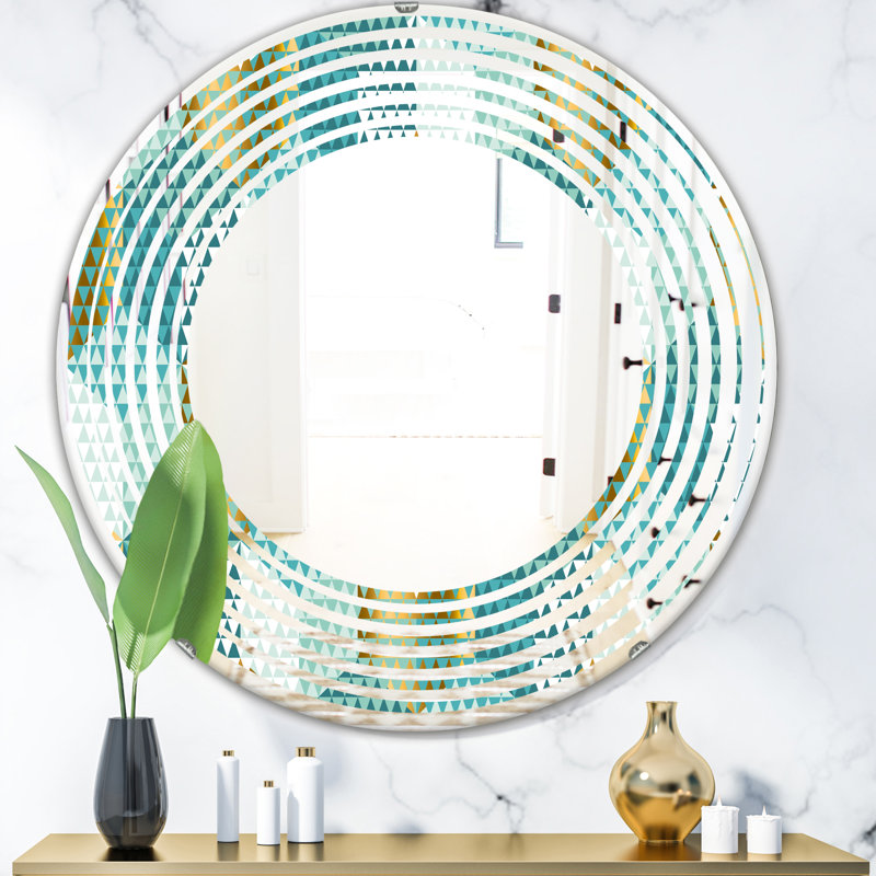 Miroir mural Hexagon, 31,5 po x 31,5 po