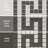 Gotham 1" Greek T Border 7-3/4 In. X 8-3/4 In. Porcelain Mosaic Tile