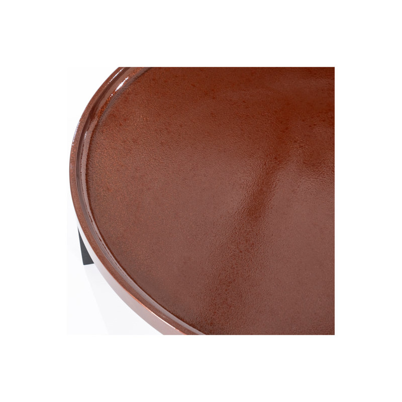 Table basse simple, Rouge, H 10 po x L 47 po x l 47 po 
