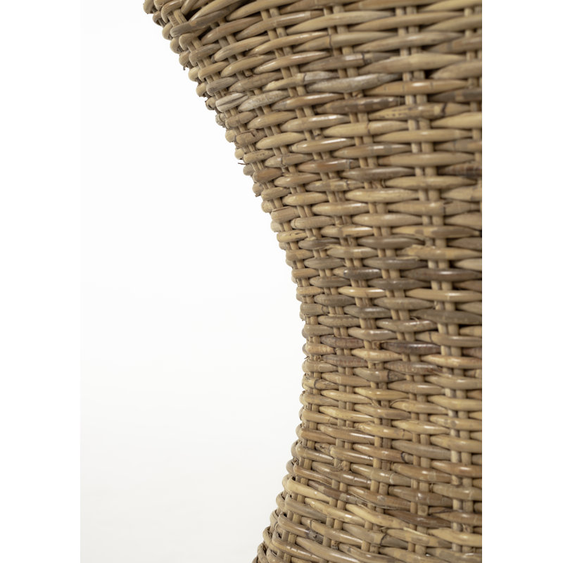 Chaise de patio avec coussin Magness