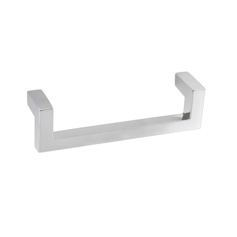 Poignée tombante 4 po Rhombus, Nickel poli, 4"
