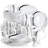 40 Piece Porcelain China Dinnerware Set - Service for 8