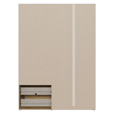 Mijah 3 Door Manufactured Wood Wardrobe