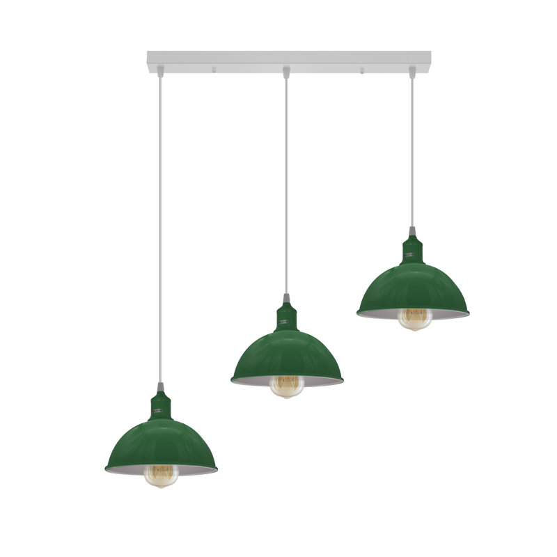 Labeeb 3 - Light Kitchen Island Pendant, Green