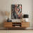 Abstract Figurative 68 Gray Metal Wall Art