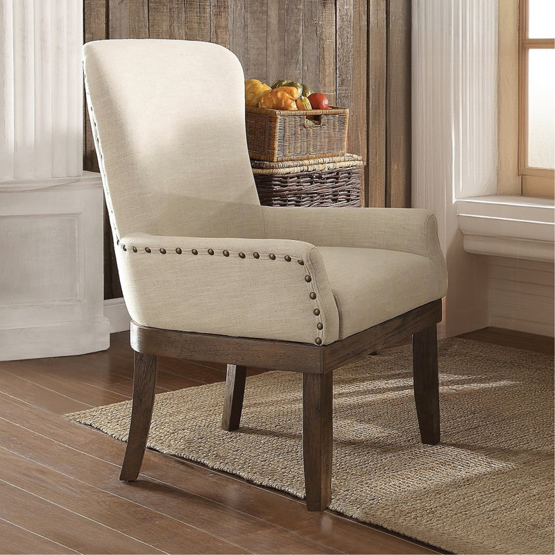 Fauteuil à oreilles à oreilles beige - Ajoutez du confort à votre salle à manger