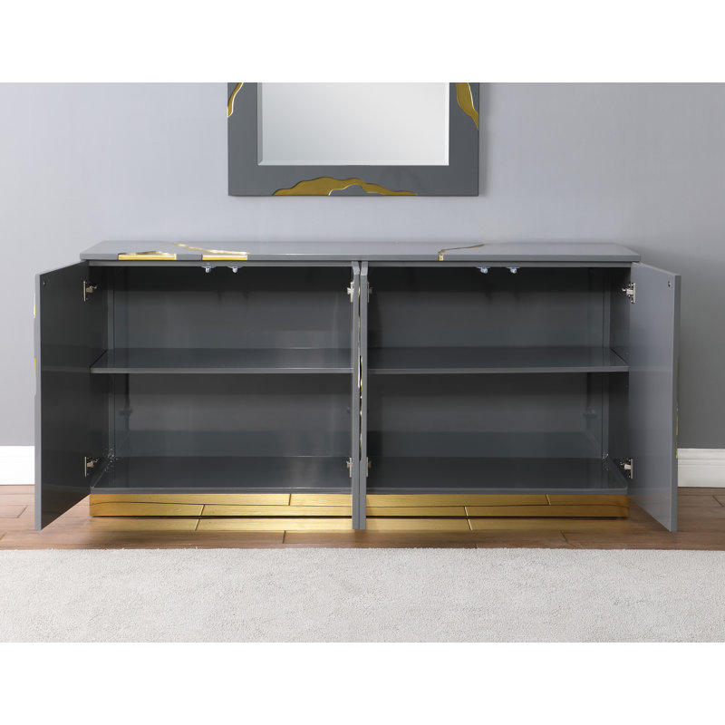 Wantaugh 66'' Sideboard, Gray