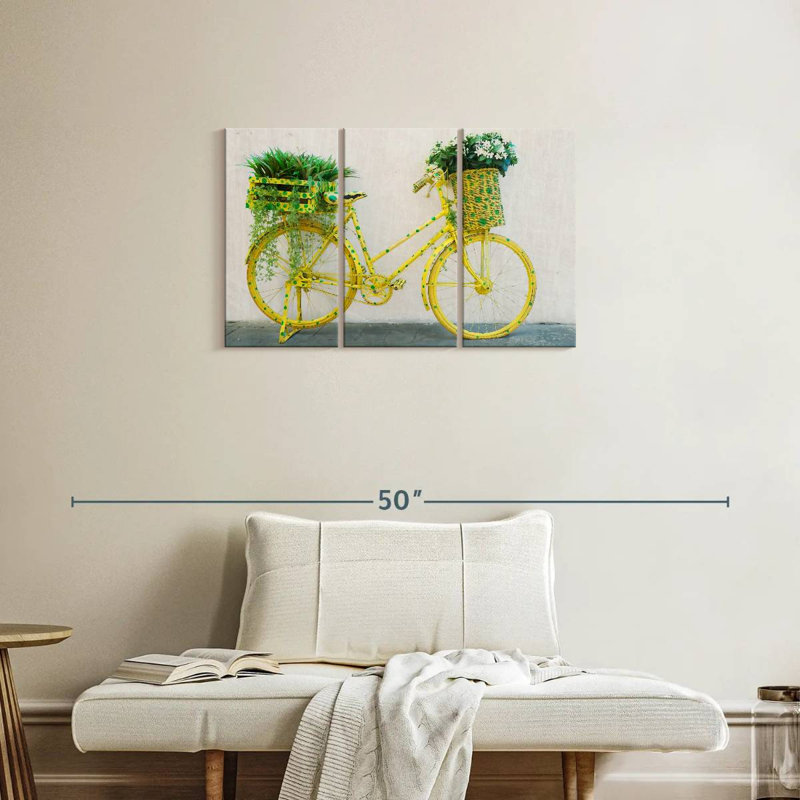 Jardin à vélo, H 20 po x l 33 po