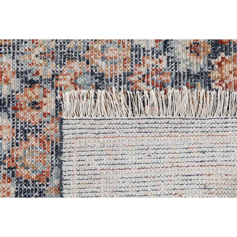 Birch Lane™ Hand Knotted Wool Floral Rug, Rectangle 2' x 3'