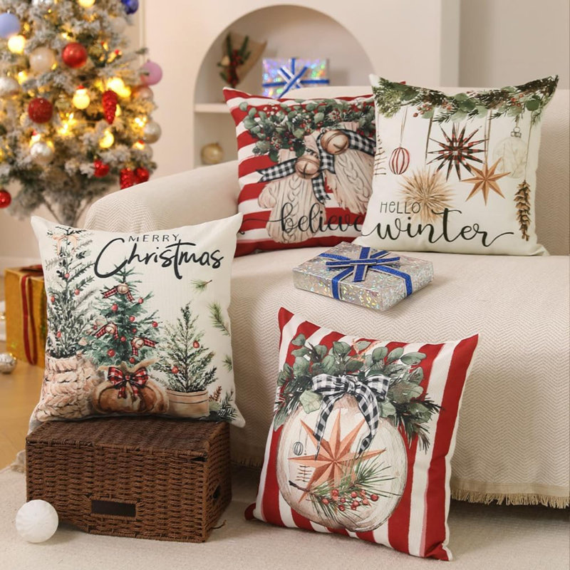 Pillow Case Christmas Covers For Pillows Christmas Pillows