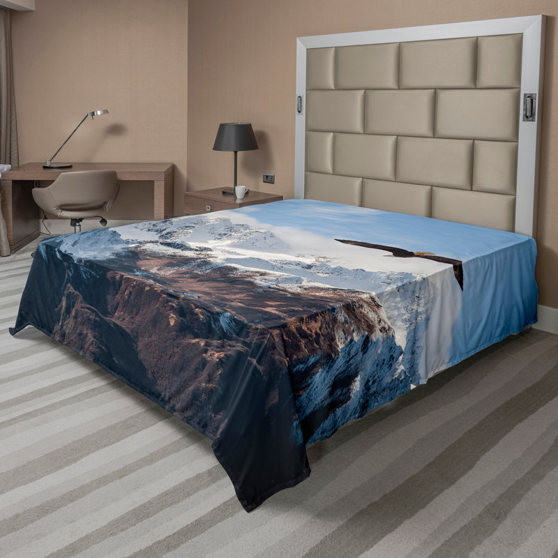 Ambesonne, Drap plat pour très grand lit californien