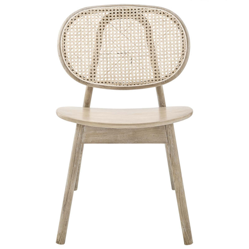 Ensemble de 2 chaises d'appoint en bois Modway Malina, gris