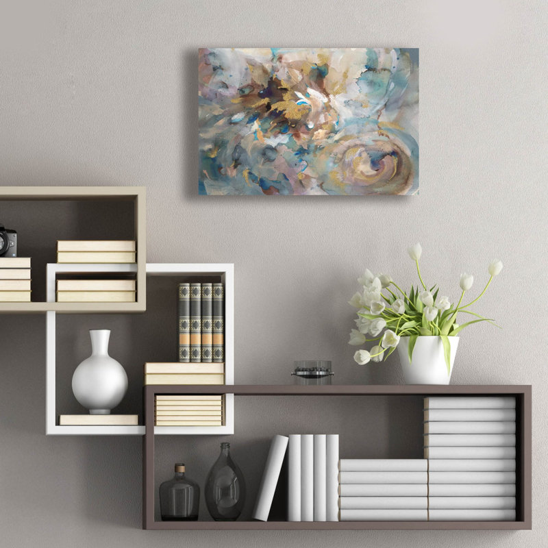 Art mural en verre «Gale» par Danhui Nai, H 16 po x l 24 po x P 0,2 po