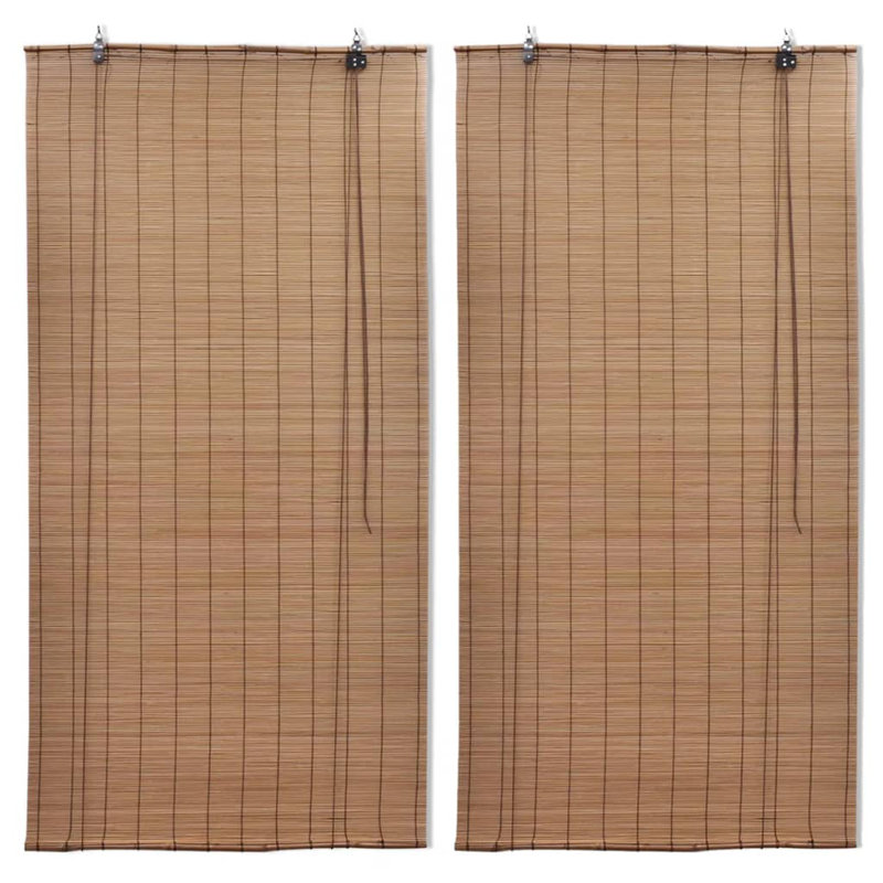 Semi Sheer Bamboo Roller Shade, 160 cm L x 80 cm W