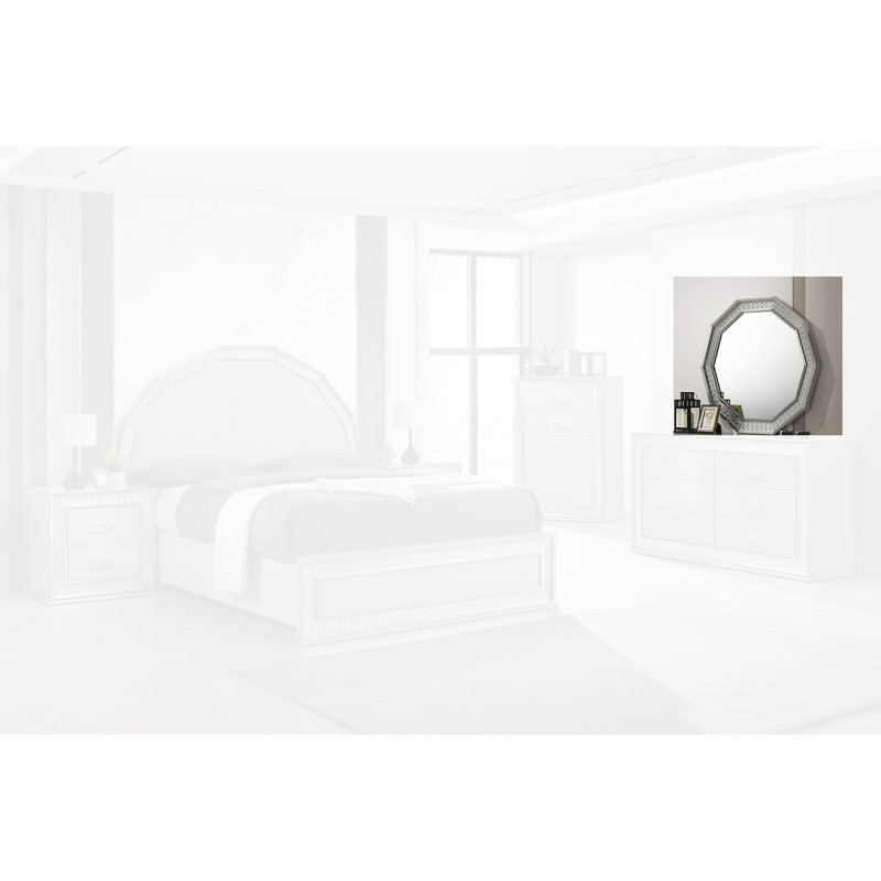 Miroir de style wagon Wililmer
