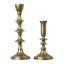 2 Piece Aluminum Tabletop Candlestick Set