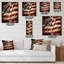 Drapeau américain - horloge murale moderne-1769416137