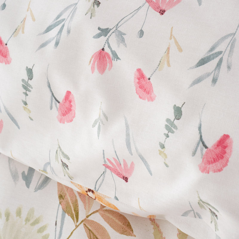 Ella Poppy Reversible Duvet Cover Set, King
