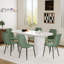 Ensemble de table de salle à manger ovale avec 4 à 6 chaises assorties pour la salle à manger-352850744-352853188