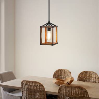 Wrought Studio Mazzola 1 - Light Lantern Square / Rectangle Pendant