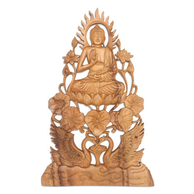Boho Religious & Spiritual Wall Decor on Solid Wood