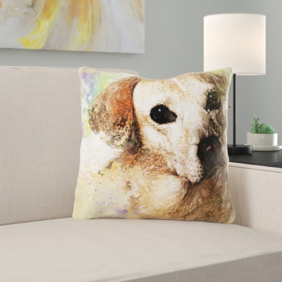 Coussin décoratif portrait Mancuso