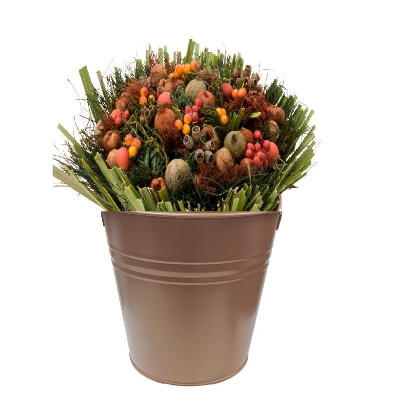 Pot de fleurs en acier galvanisé