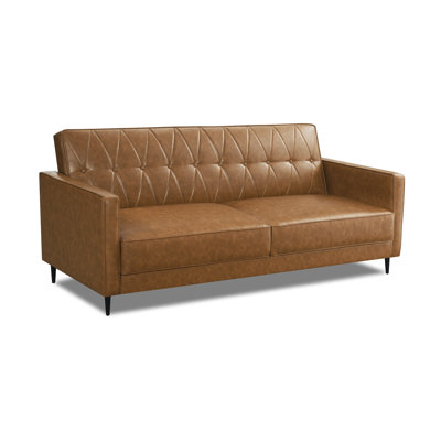 Hasret 3 Seater Faux Leather Sofa Bed