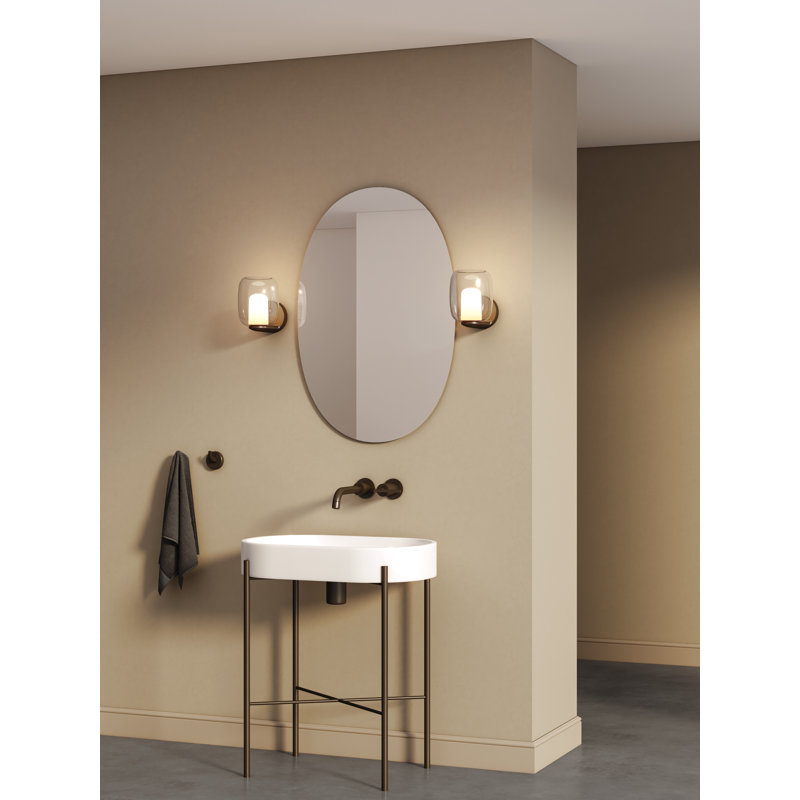 Aquina 1 - Light Armed Sconce, Matt Black