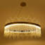Lustre unique à DEL avec détails en cristal Esiquio sans télécommande