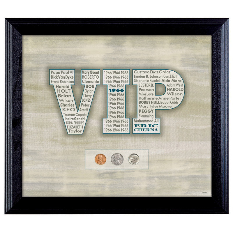 Cadre mural en bois 3 pièces Personalized Vip