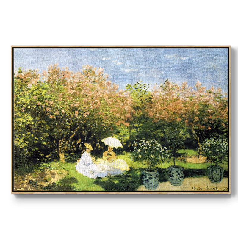 Le jardin, 1872, Naturel, H 27 po x l 41 po x P 2 po