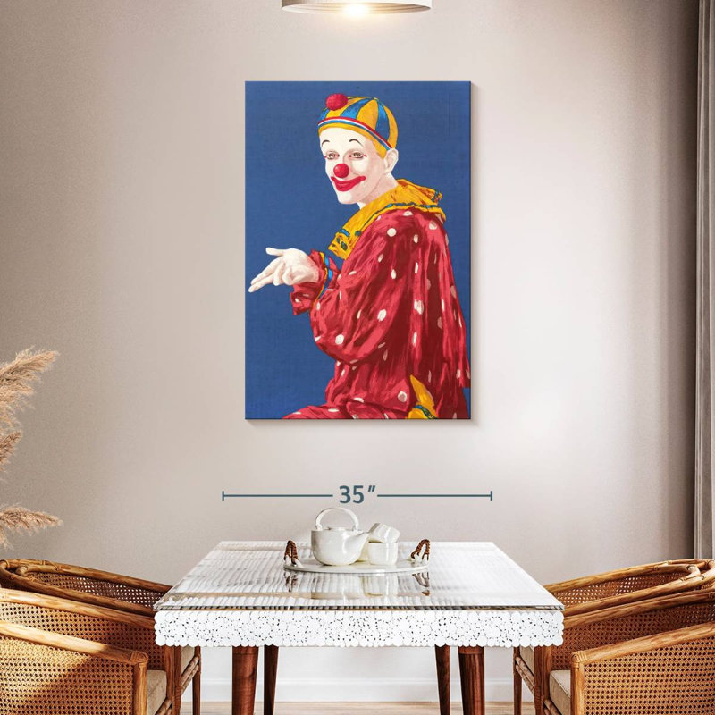 Leisha Clown, 45" H x 30" W