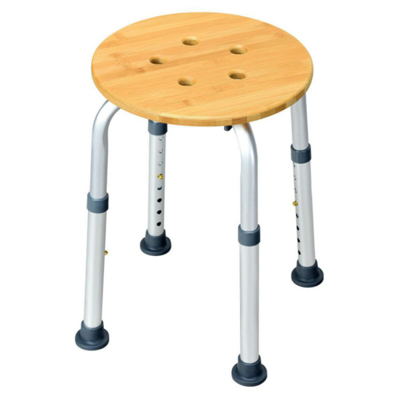 Banc de douche en bambou l 12,5 po Brienne