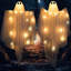 2 fantômes suspendus 35,5 po d'Halloween illuminés-1527408291
