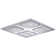 WaterTile Rain Overhead Showering Panel with 4 22-Nozzle Sprayheads