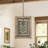 Allmeria 1 - Light 8'' W Lantern Square Modern Farmhouse Pendant