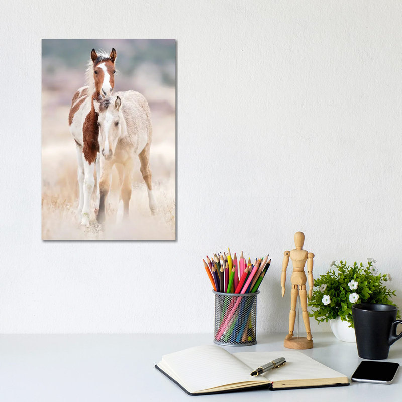 Collection Of Horses X by PHBurchett - Wrapped Canvas Painting, 20.32 cm H x 30.48 cm W