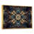 Toile avec cadre flottant or