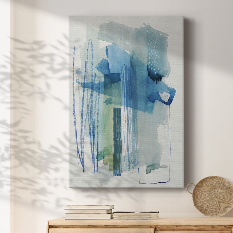 «Abstract Oasis I», reproduction sur toile, H 12 po x l 8 po