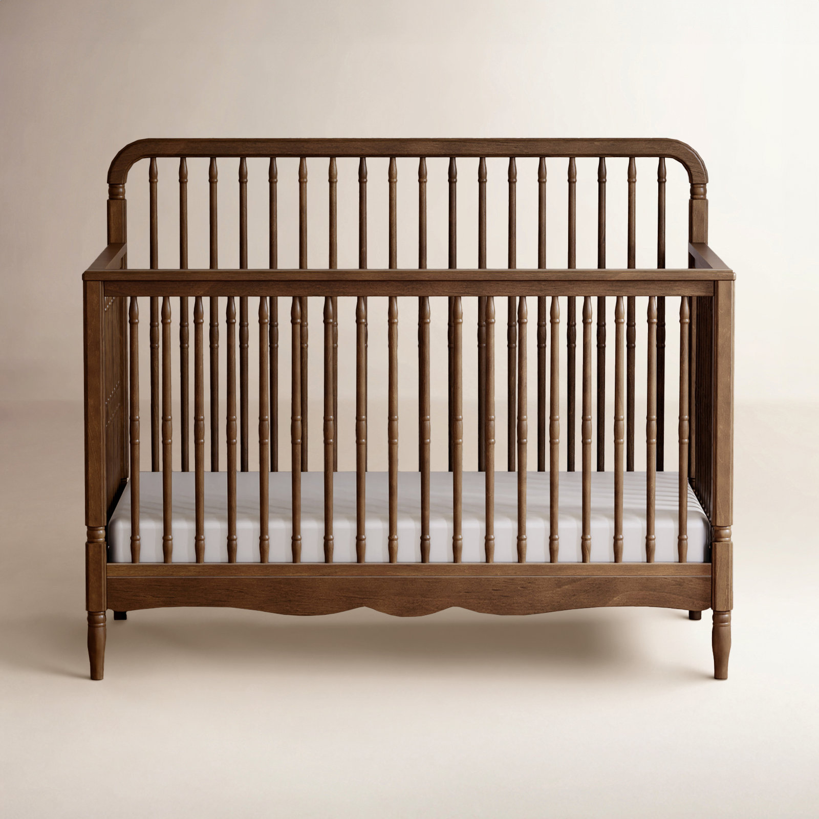 Liberty Pine Convertible Crib, Natural Walnut