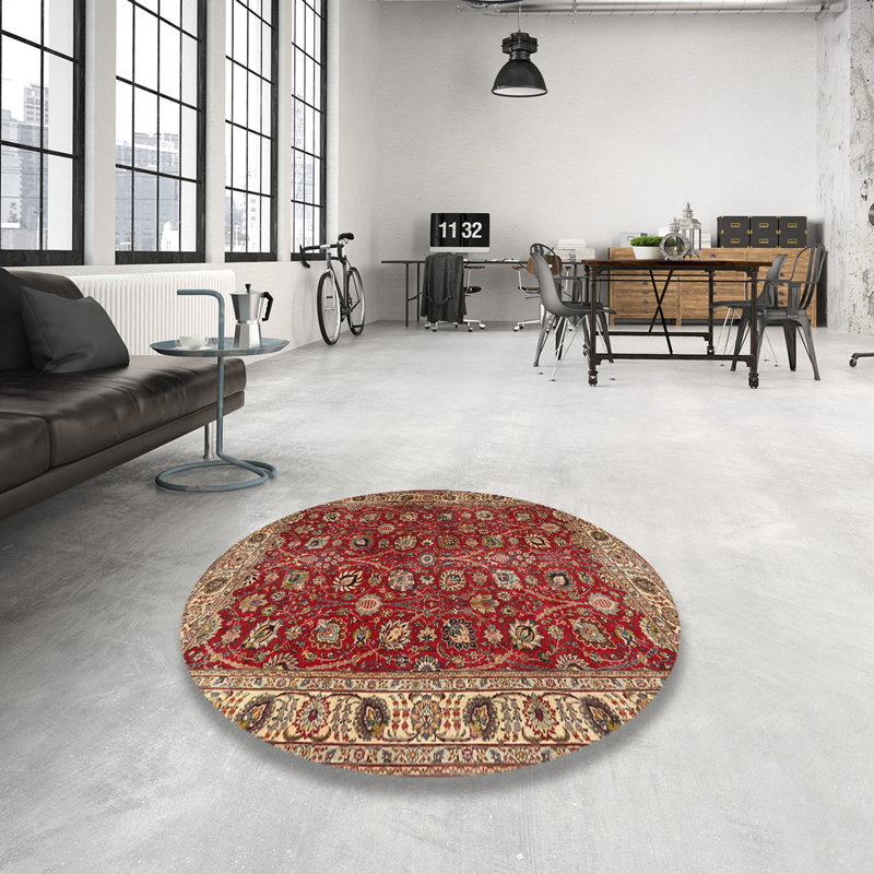 Abydos Oriental Indoor Rug, Round 8'