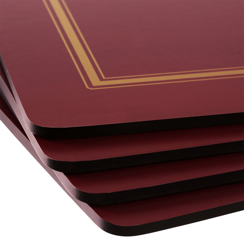 Portmeirion, Pimpernet, Placemats - Classic Burgundy, Burgundy